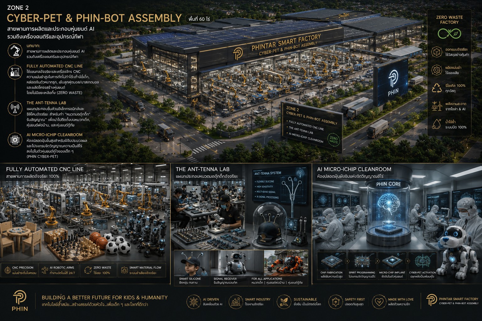 CYBER-PET & PHIN-BOT ASSEMBLY