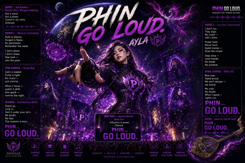 ปกเพลง PHIN GO LOUD โดย AYLA