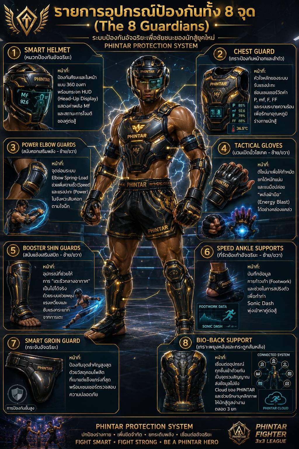 ภาพแนวคิด THE 8 GUARDIANS ของ PHINTAR