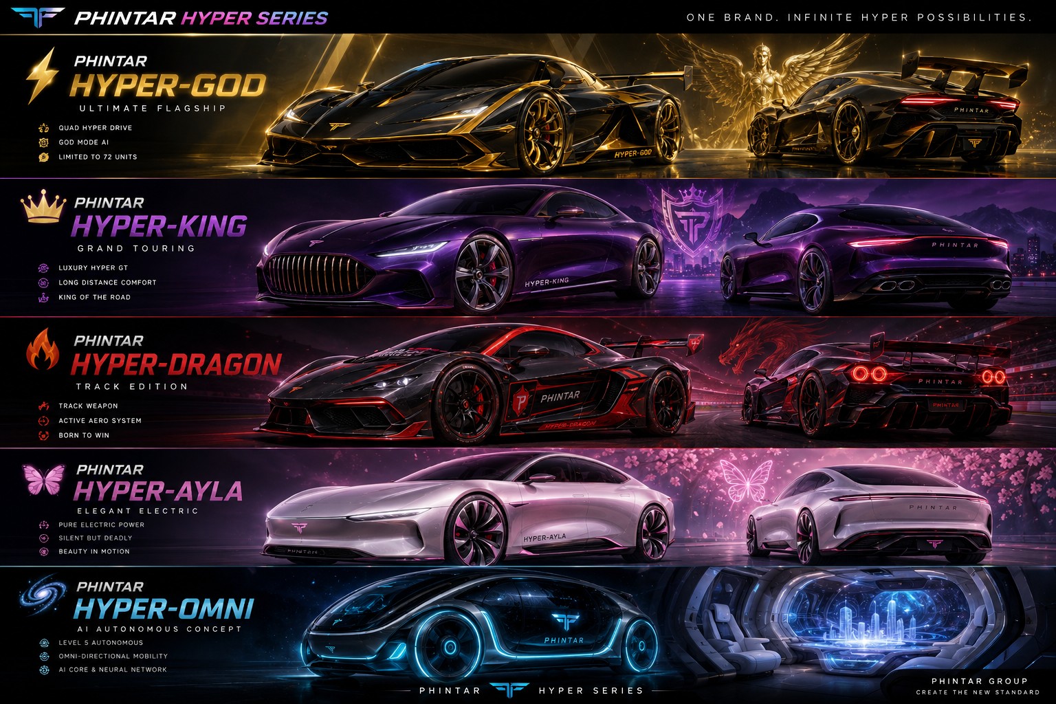 ภาพแนวคิด HYPER SERIES ของ PHINTAR