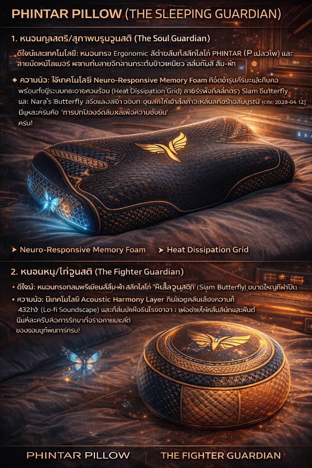 ภาพแนวคิด PHINTAR PILLOW ของ PHINTAR