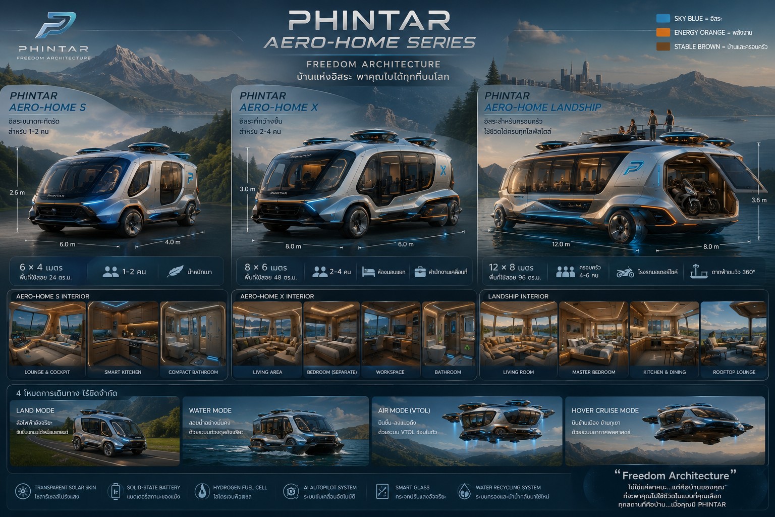 ภาพแนวคิด AERO-HOME ของ PHINTAR